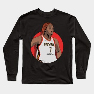 Aliyah Boston comic style Long Sleeve T-Shirt